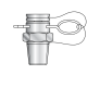 Точка контроля давления Plug-in - BSPT(ш) 1/8" (Minipress)